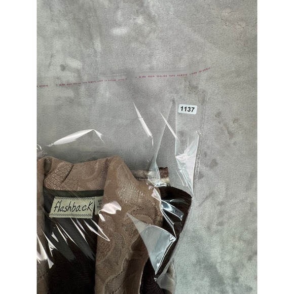 Flashback Quilted Jacket Geometric Print Brown Beige Women's Size M‎ - Picture 9 of 9